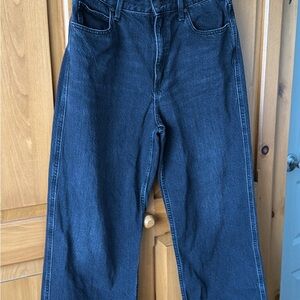 Uniqlo Women's Relaxed Fit Jeans in Deep Blue